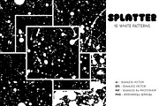 Splatter Spray Seamless Patterns, a Pattern Graphic by Pulpixel Design (Thumbnail 3 of 10)