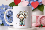 Whimsical Summer mouse Clipart, an Illustration by Craft Nest (Thumbnail 8 of 12)