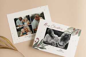 Christmas Card Template CD344