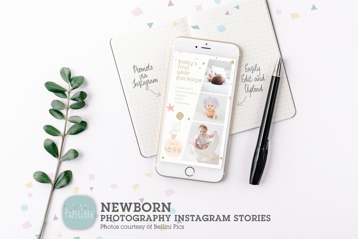 SM009 Instagram Story Newborn, a Social Media Template by Paper Lark (Photo 1 of 2)