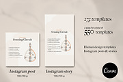 Human Design Instagram Template, a Social Media Template by Backyard Rose (Thumbnail 2 of 28)