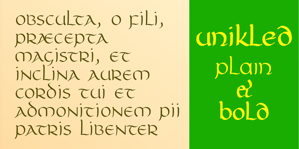 Unikled, a Font by Ingrimayne Type (Photo 2 of 7)