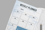 Weekly Planner Design, a Stationery Template by MightyDesign (Thumbnail 4 of 8)