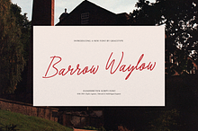 Barrow Waylow | Handwritten Script
