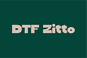 DTF Zitto, a Sans Serif Font by vladderkach57 (Thumbnail 1 of 4)