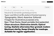 Otfits Grotesk Display, a Sans Serif Font by Oktnum Type Foundry (Thumbnail 12 of 17)