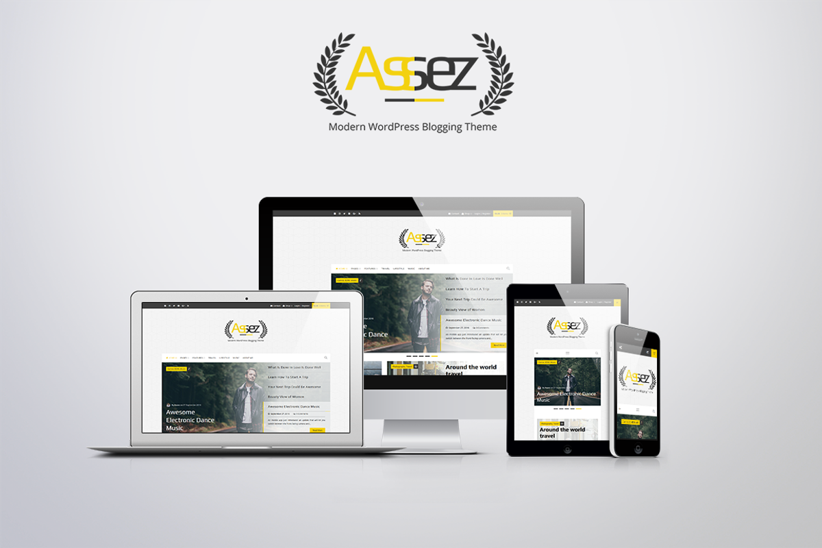 Assez | Modern Blogging Theme, a WordPress Template by PalThemes (Photo 1 of 7)