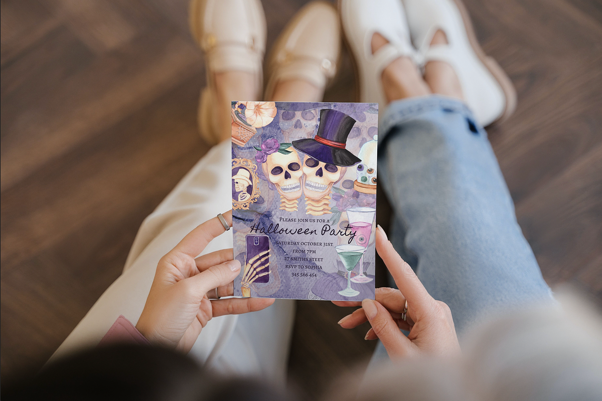 Halloween Party Invitation, an Invitation Template by ForeverPrint (Photo 4 of 6)