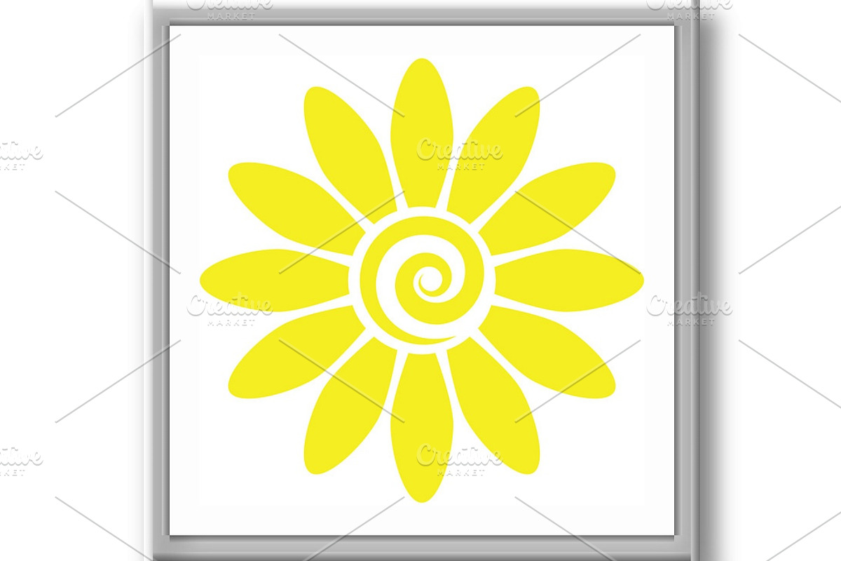 Chamomile. Flower. Isolated graphic, an Outline Icon by RODINA (Photo 3 of 3)