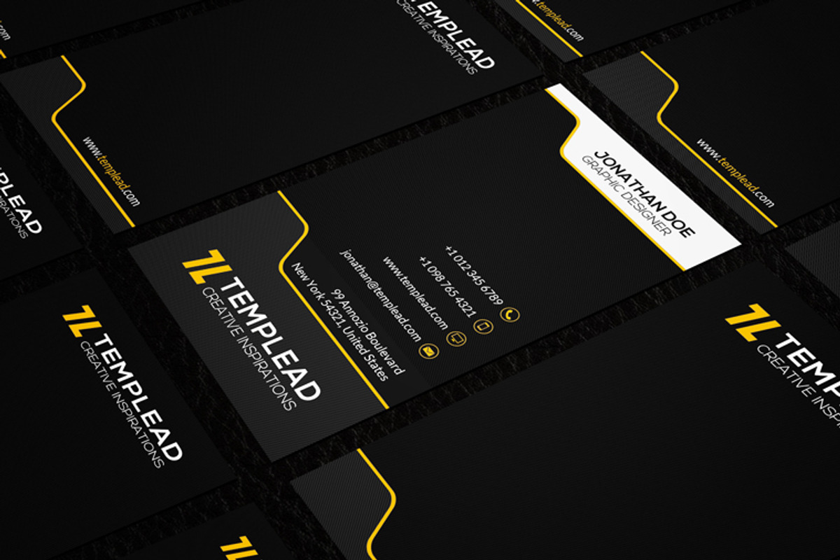 Corporate Business Card CM129, a Business Card Template by annozio (Photo 4 of 4)