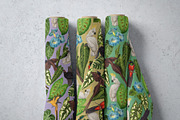 Exotic Birds - Vintage Pattern, a Pattern Graphic by Graphic Goods (Thumbnail 2 of 9)