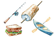 Summer Camping Clipart, an Illustration by Designworld (Thumbnail 5 of 6)