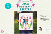 Portrait Creator Family Summer Beach, a Person Illustration by Lauren Lesley Studio (Thumbnail 8 of 15)