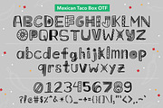Mexican Taco Box Font, a Font by Quirky Queen Media (Thumbnail 6 of 6)