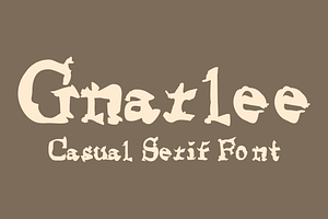 Gnarlee - Casual Serif Font