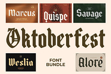 Oktoberfest Font Bundle