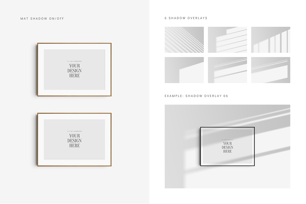 Frame Mockup 5:7 (A4) Landscape, a Mockup by DESIGN BY nube (Photo 4 of 15)