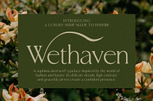 Wethaven – Luxury Serif Font