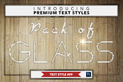Glass #1 - 16 Text Styles, a Layer Style Add-On by Jonas Stensgaard (Thumbnail 10 of 19)