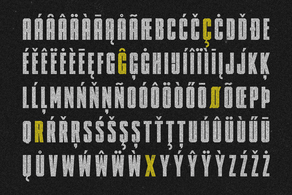 Squints, a Sans Serif Font by Chad Palmer Designs