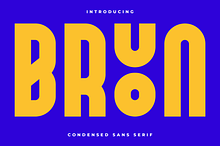 Bruon Condensed Sans Font