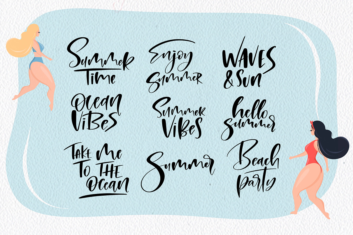 Take me to the ocean. Graphic set, a Decorative Illustration by CallMeStasia (Photo 9 of 12)