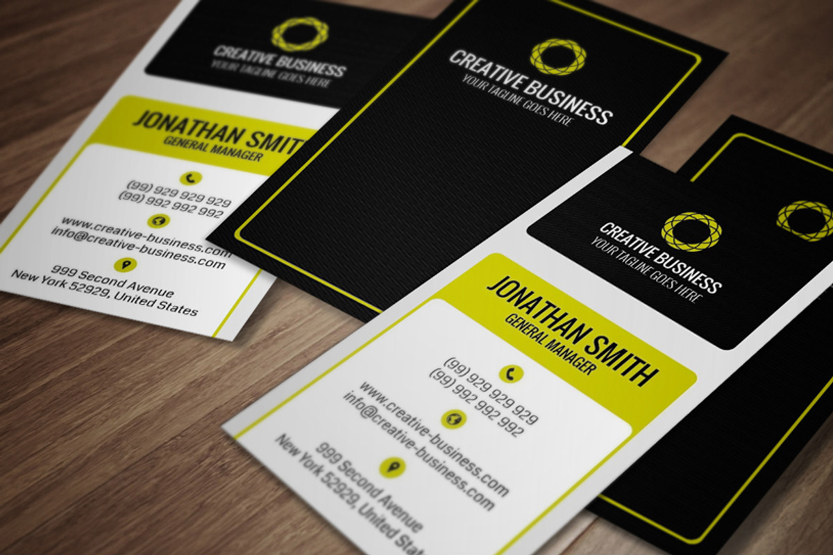 Modern Corporate Business Card CM019, a Business Card Template by annozio (Photo 1 of 4)