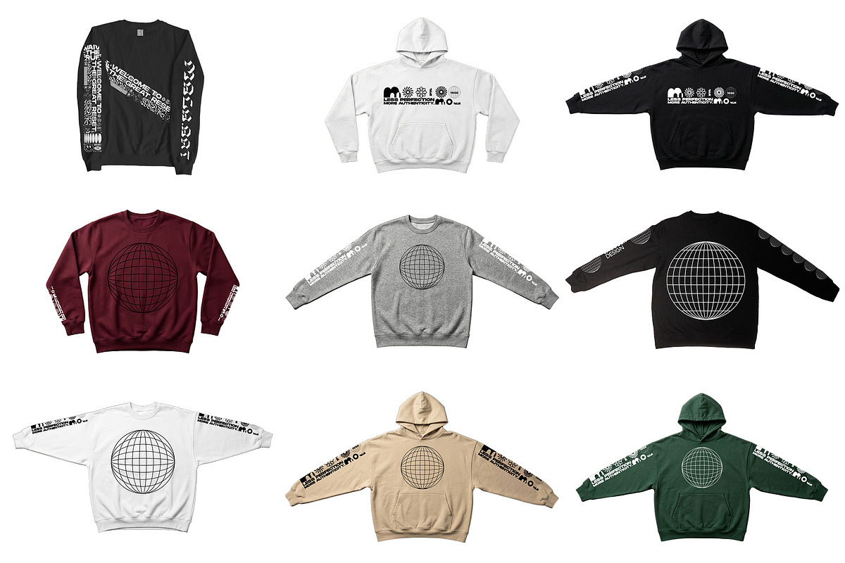 Crewneck Mockup Package, a Hoody Mockup by Jacober Design (Photo 2 of 16)