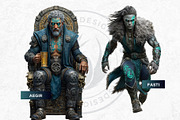 Norse Jotuns Giant Viking Cliparts, a Person Illustration by ThatsDesignArt (Thumbnail 9 of 18)