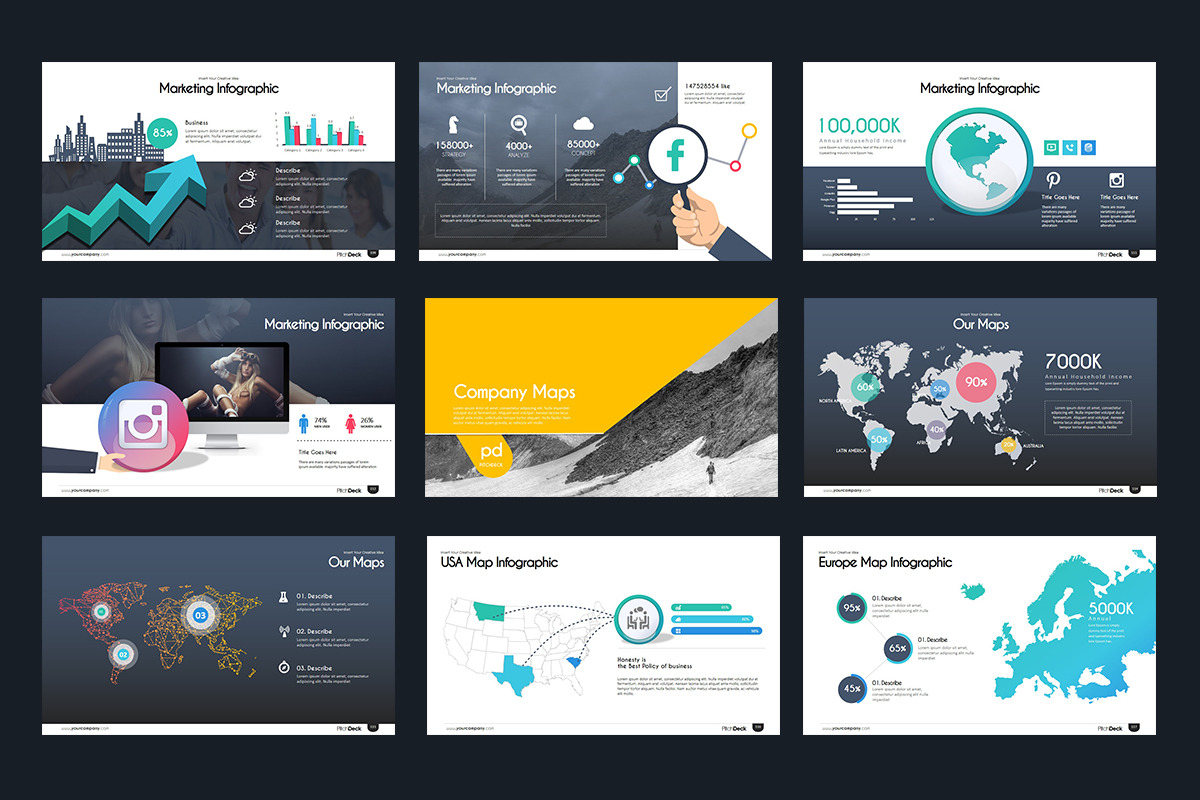 Pitch Deck Keynote Templates, a Presentation Template by Stock Shape (Photo 7 of 7)
