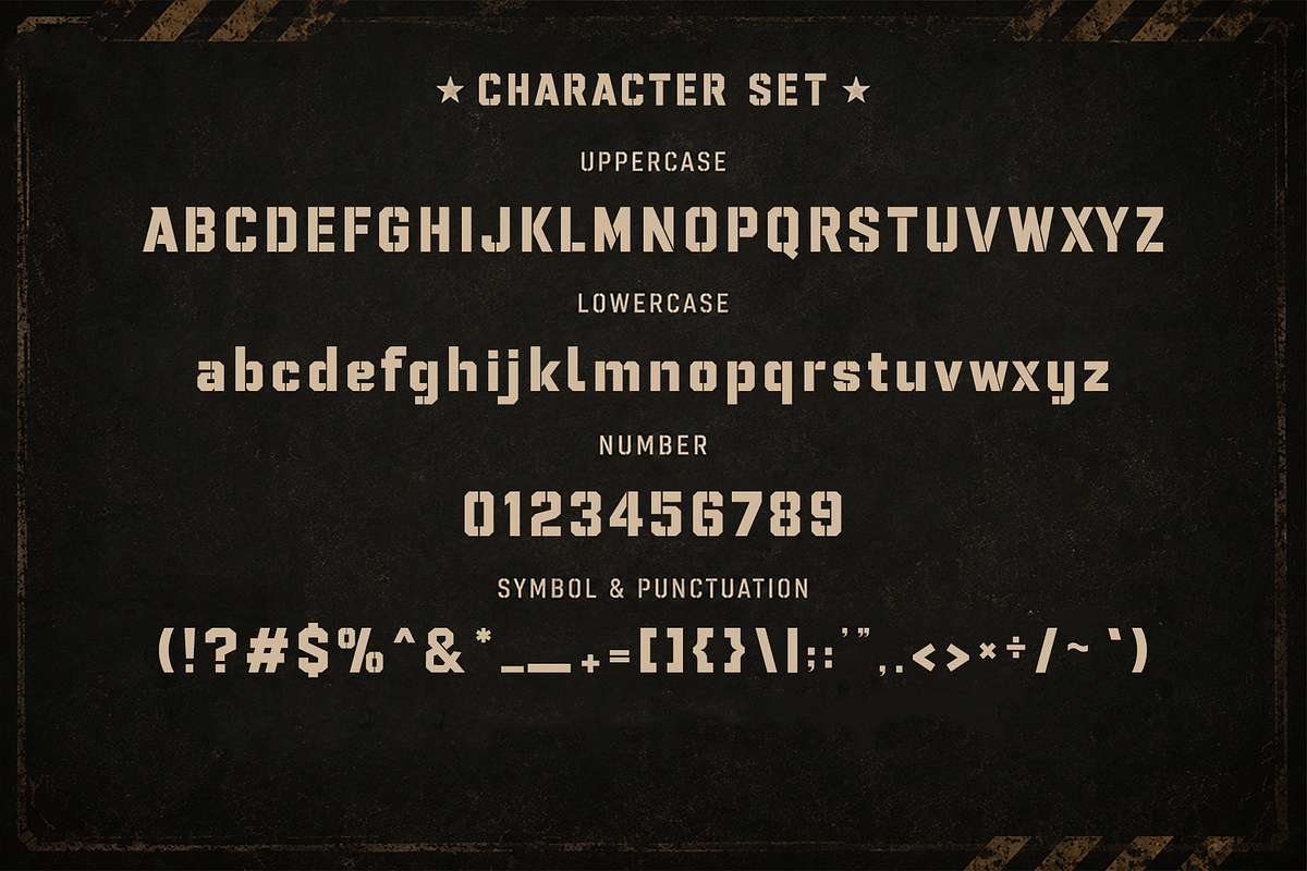 Wasteland Core - Display Font, a Handwritten Font by overlaytemplates (Photo 4 of 5)
