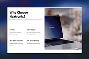 Nextronix Modern Tech Template, a Wix Template by Webstify (Thumbnail 2 of 4)