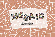 Mosaic OTF, a Symbol Font by DREAMs Soul G. (Thumbnail 1 of 4)
