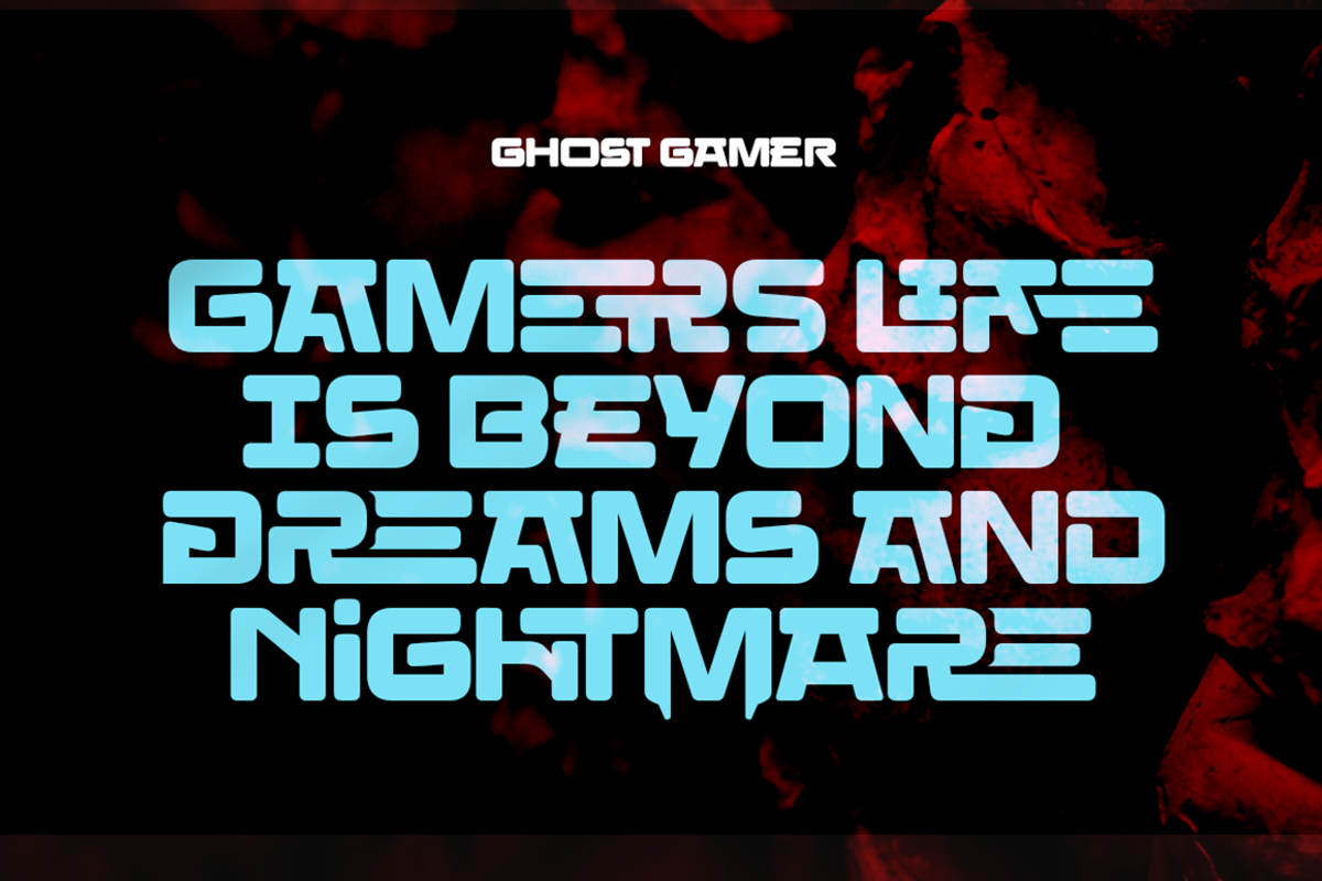 Ghost Gamer - Gentle Display Font, a Sans Serif Font by Grontype (Photo 8 of 10)