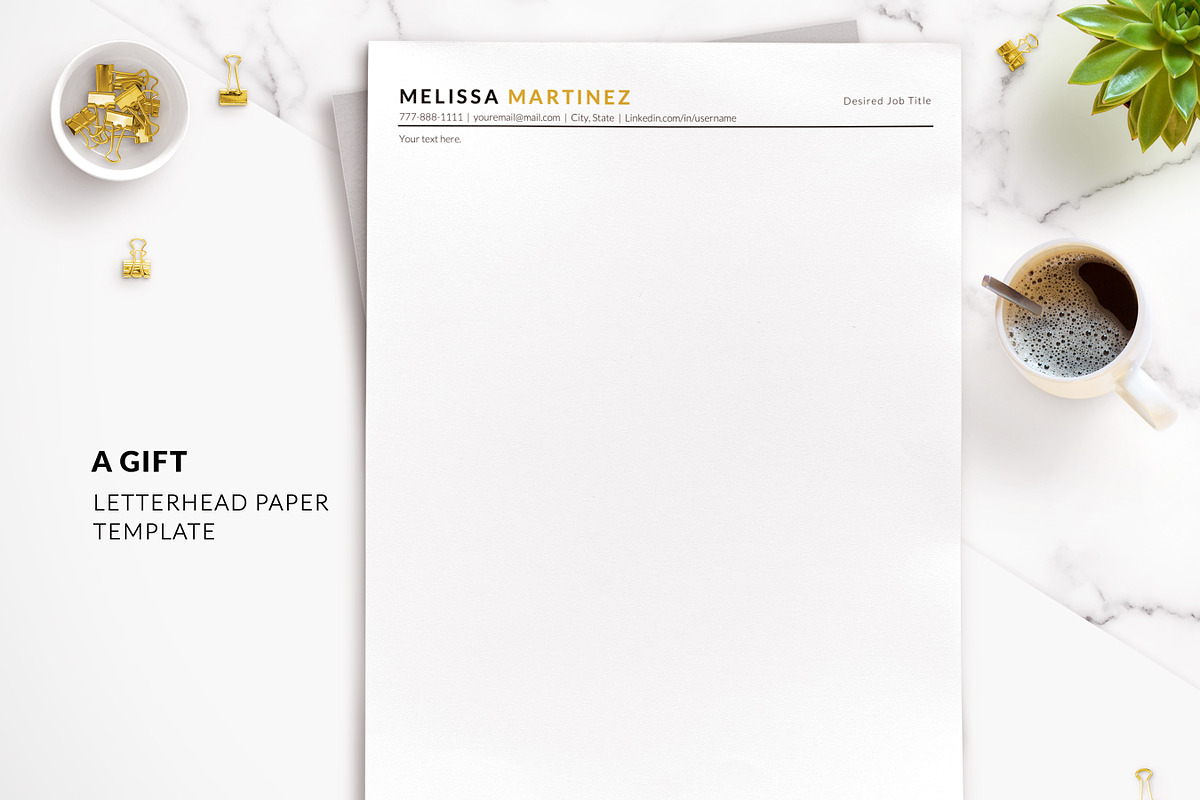 ATS Friendly Resume Template Gold, a Resume Template by BestResumes.Co (Photo 9 of 9)