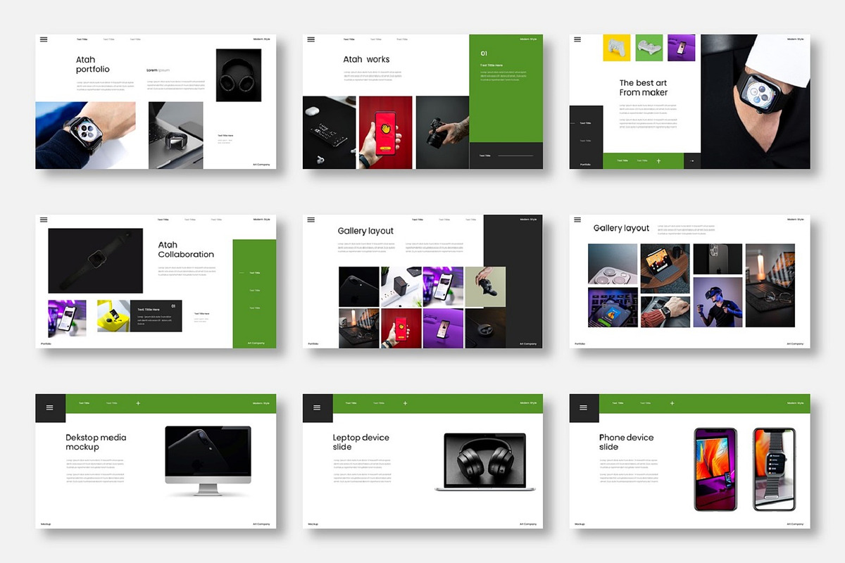 Atah – Business Keynote Template, a Presentation Template by Dens Creative Studio (Photo 4 of 6)