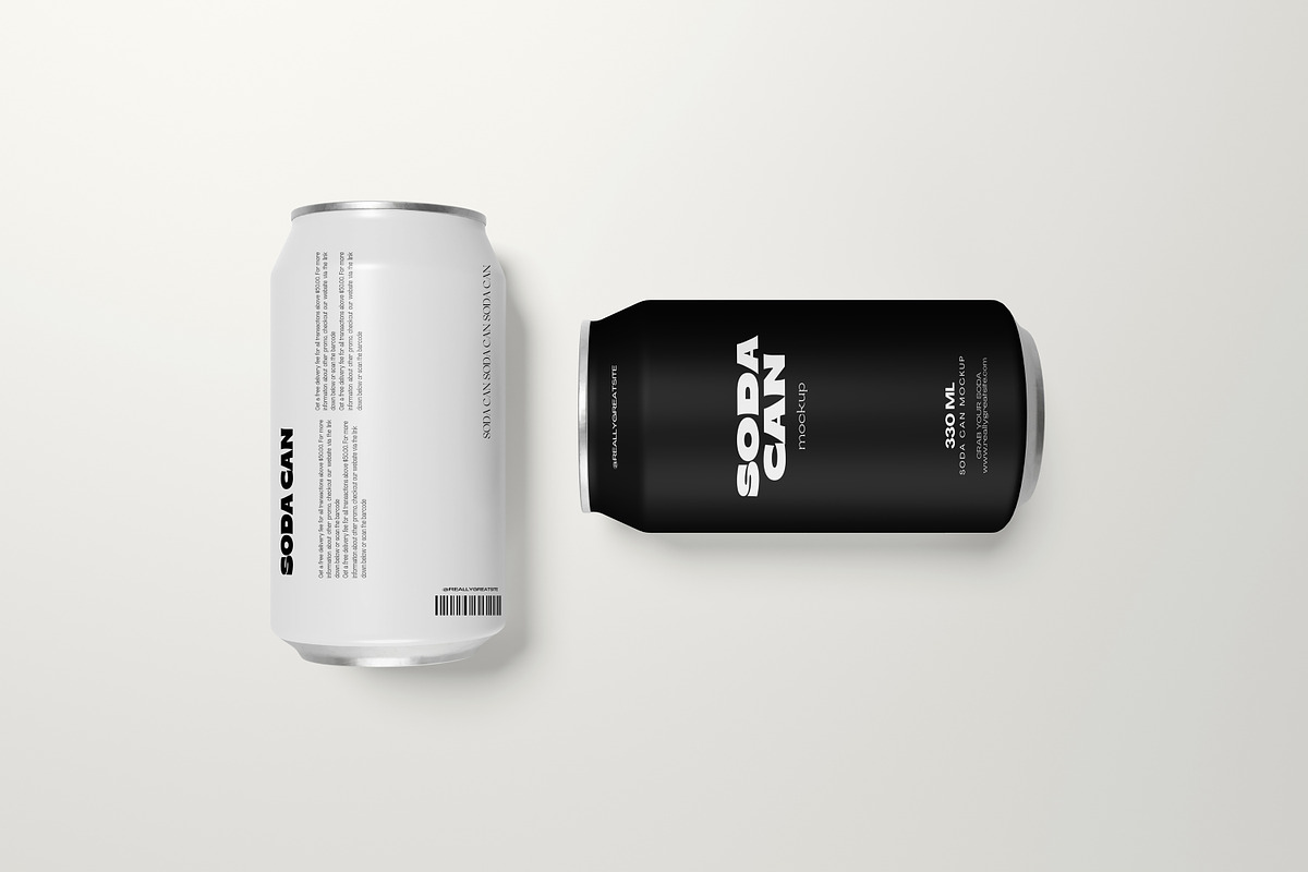 Drink Can Mockup, a Packaging Mockup by xavier_studio (Photo 5 of 5)