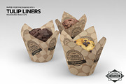 Tulip Cupcake Liners Cups Mockup, a Cups & Container Mockup by INCDesign (Thumbnail 5 of 7)