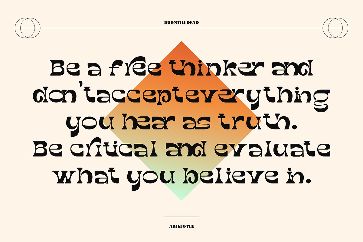 Broto - Display font & 100 ligatures, a Handwritten Font by Burntilldead (Photo 2 of 16)