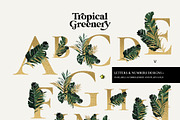 -60% TROPICAL GREENERY green gold, an Illustration by Lana Elanor (Thumbnail 5 of 8)