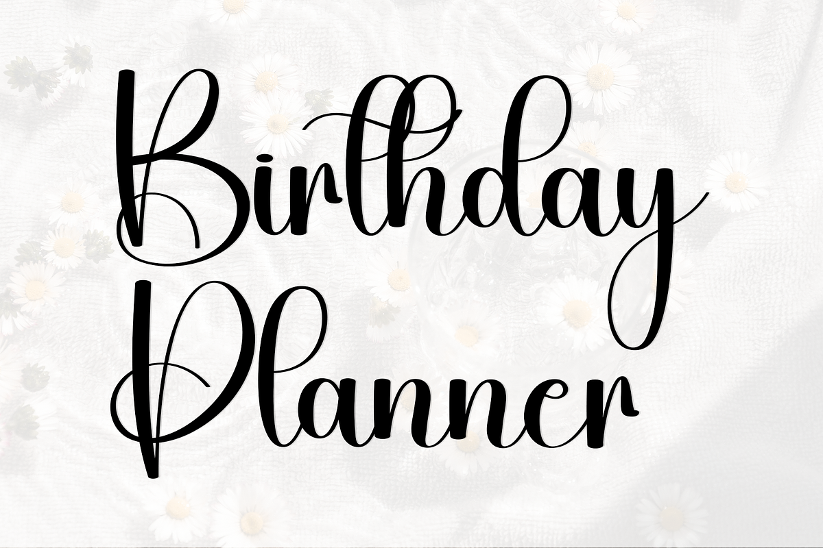 Planner Samantha, a Handwritten Font by FreshTypeINK (Photo 7 of 8)