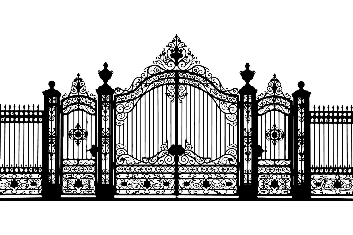 Decorative Iron Gate Bundle, a Decorative Illustration by Designer_Momina (Photo 5 of 26)