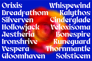 Birvase Display Font, a Serif Font by Bagerich Type Foundry (Thumbnail 5 of 12)