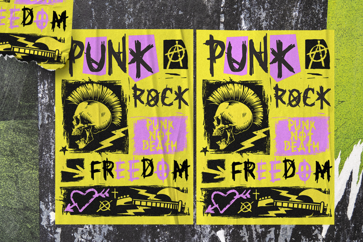 Spooky Punk - Punk Font, a Font by PutraCetol Studio (Photo 5 of 5)