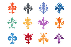 Heraldic lily. Medieval decorations, an Object Illustration by YummyBuum