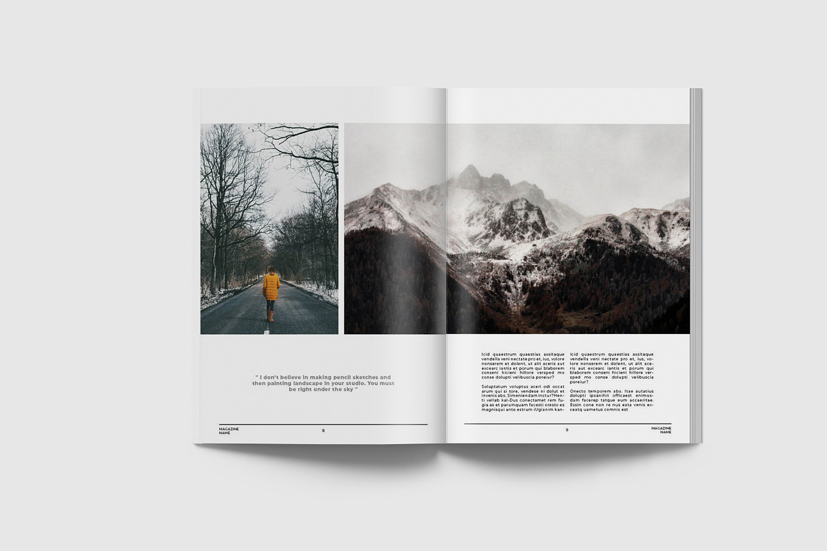 Simple & Clean Magazine VIII, a Magazine Template by Uloel Design (Photo 7 of 12)