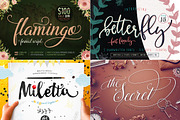 Bundle by BlessedPrint - Just $18, a Script Font by Blessed Print (Thumbnail 2 of 21)
