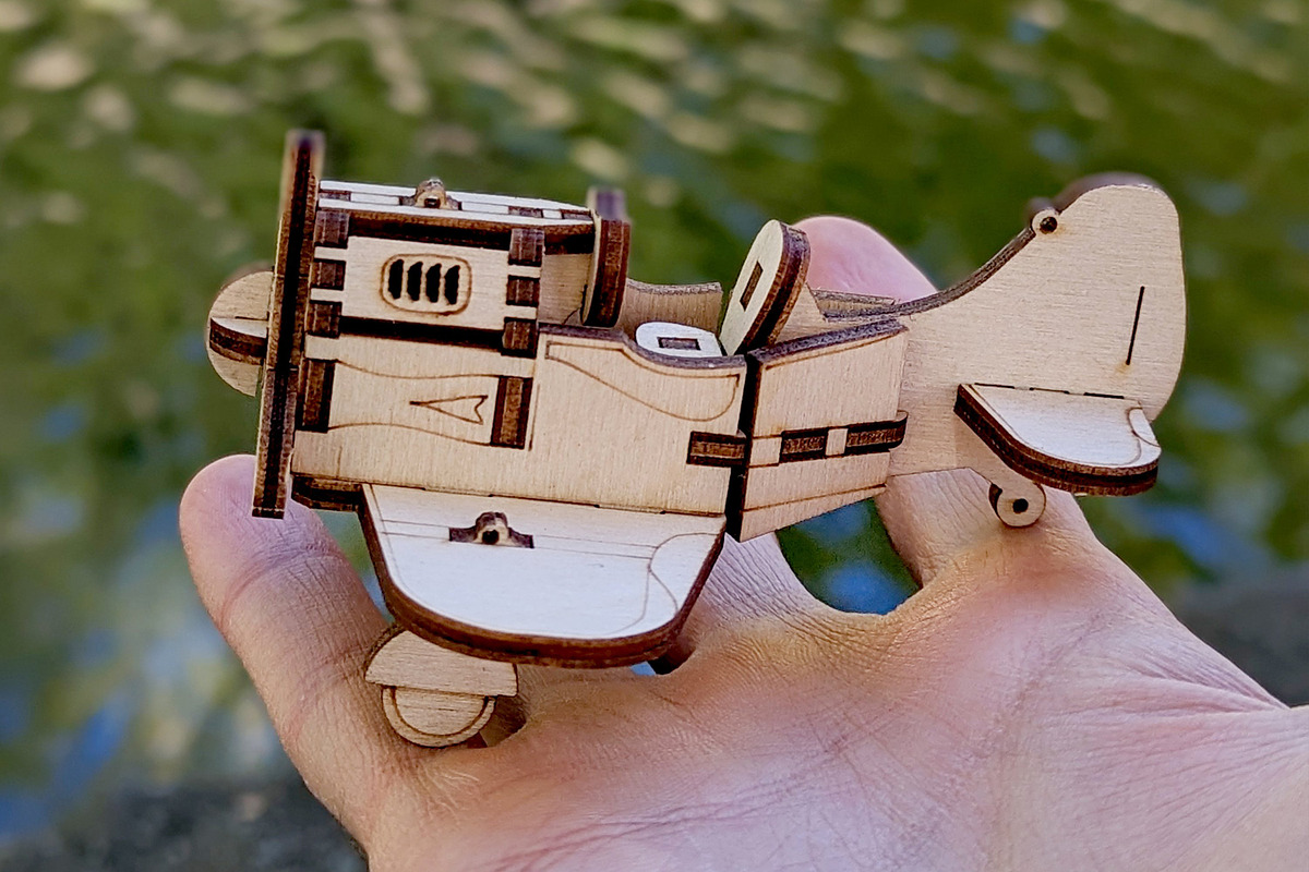 Cartoon Airplane - Laser Cut Files, an Object Graphic by VectorPainter (Photo 6 of 17)