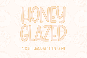 Honey Glazed, Fun Handwriting Font