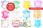 Crest Creator - Creative Bundle Set, an Illustration by SmallHouseBigPony (Thumbnail 10 of 23)